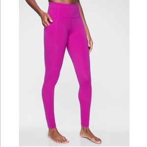 Athleta Stash Pocket Salutation Tight w/Powervita